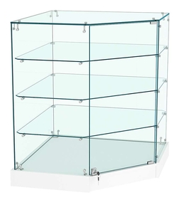 Прилавок Истра №106 угловой (закрытый), Белый