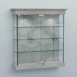 Витрина для музеев "Коллекция" настенная №2-3-РЕГ, Метрополитан Грей