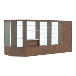 Павильон №9 из ДСП (6, 58 кв. м), Орех