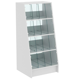 Прилавок для конфет и орехов с шестнадцатью ячейками №3-600, Серый