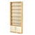 Стеллаж из ДСП с 6-ю полками 200x900 мм серии LEVEL-6 №10 (З/C - ДВП) Дуб Золотистый и Крем Вайс