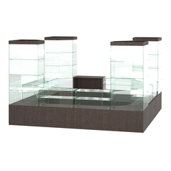 Павильон ИСТРА островной №2а (11, 35 кв.м), Дуб Венге