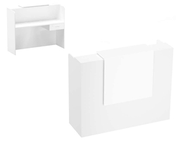 Ресепшен СОЛО №1А правосторонний, Белый