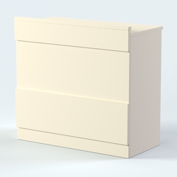 Стол - верстак с ящиками №2, Крем Вайс