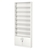 Стеллаж из ДСП с 8-ю полками 150x900 мм серии LEVEL-8 №9 (З/C - ДВП) Белый