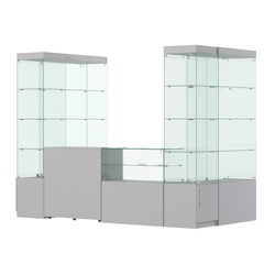 Павильон ИСТРА пристенный №7а (3, 64 кв.м), Серый