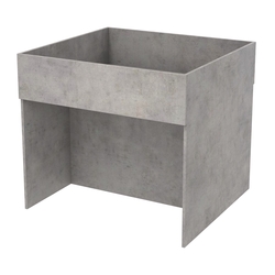 Корзина для распродаж из ДСП №9, Бетон Чикаго светло-серый F186 ST9