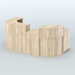 Пристенный павильон Чай и Кофе с собой №3, Дуб Сонома