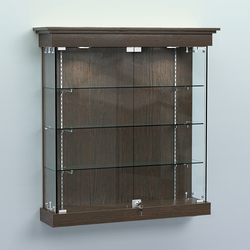 Витрина для музеев "Коллекция" настенная №2-3-РЕГ, Дуб Венге