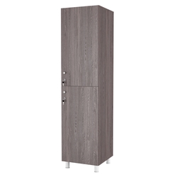 Шкаф для раздевалок СТАНДАРТ-ДУО №2, Ясень Анкор темный - U31105