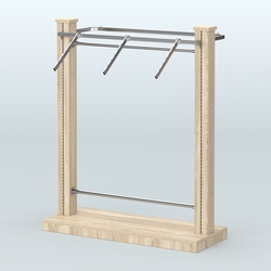 Островная система с перфорацией и подиумом №2, Дуб сонома