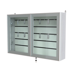 Витрина настенная №3-1Б широкая серии Collecto, Ясень Анкор светлый