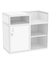 Прилавок под кассу из профиля №1  (закрытый) Белый