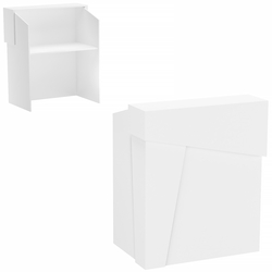 Стойка ресепшен АРТ №2-А, Белый