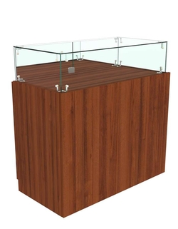 Прилавок ОТРАЖЕНИЕ из ДСП №14, Орех