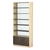 Стеллаж из ДСП с 5-ю полками 400x900 мм серии LEVEL-5 №14-1 (З/C - СТЕКЛО) Дуб Сонома + Дуб Венге