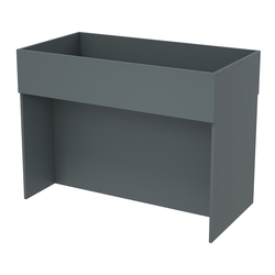 Корзина для распродаж из ДСП №7, Темно-Серый