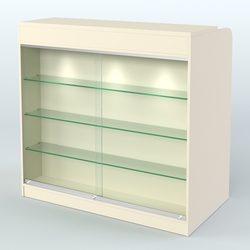 Ресепшен-Лайт №1 (Фасадная стенка - ЛДСП), Крем Вайс