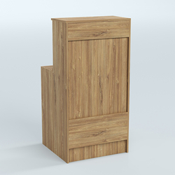 Ресепшен серии ПРАЙМ №2Б, Дуб Канзас коричневый