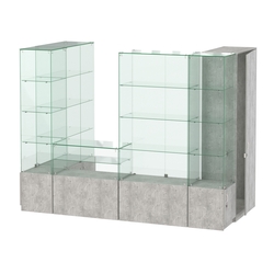 Павильон ИСТРА пристенный №4б (3, 64 кв.м), Метрополитан Грей