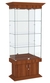 Витрина широкая с тремя полками и зеркалом ДОНЖОН №3 Орех