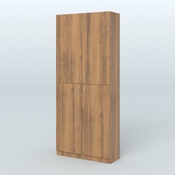 Аптечный широкий стеллаж под резину №1, Орех