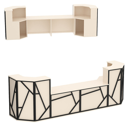 Ресепшен серии ЛОФТ - АЛЬФА КОМБО №10, Крем Вайс