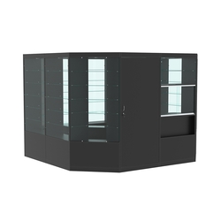 Павильон №6 из ДСП (9, 61 кв. м), Черный