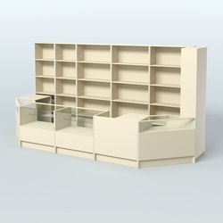 Торговый Островок "Эконом" №16 (7, 19 кв.м), Крем Вайс