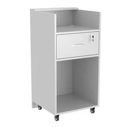 Прилавок ИСТРА под кассу №52 выкатной, Серый