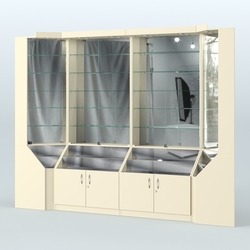 Павильон серии Эталон с зеркальными стенками  №2, Крем Вайс