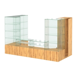 Павильон ИСТРА пристенный №3а (5, 87 кв.м), Дуб Золотистый