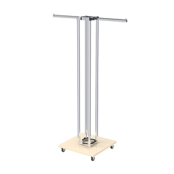 Торговое вешало для одежды двустороннее СТРЕЛА №1-1Ц-КПХ, Крем Вайс