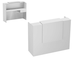 Ресепшен СОЛО №1А правосторонний, Серый