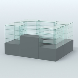 Павильон ИСТРА в центр зала №1 (открытый) (4, 94 кв.м), Темно-Серый