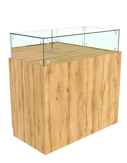 Прилавок ОТРАЖЕНИЕ из ДСП №14, Дуб Золотистый