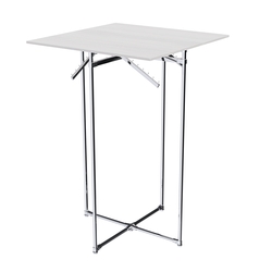 Хромированное вешало КВАДРАТ №1-3 (верхняя платформа - ДСП 16мм), Ясень Анкор светлый