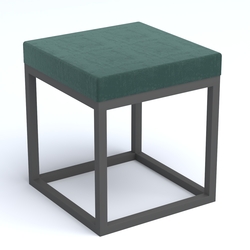 Пуфик серии ЛОФТ №1, Tiffany 10 Dk. Green