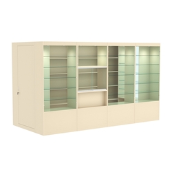 Павильон №3 из ДСП (5, 76 кв. м), Крем Вайс