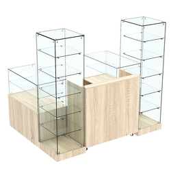 Торговый островок ХИТ ПРОДАЖ №14 (открытый) (2, 43 кв.м), Дуб Сонома