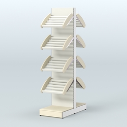 Островной стеллаж для хлеба и выпечки Феникс №6, Крем Вайс + Белый