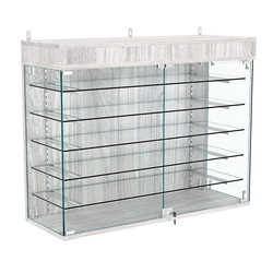 Витрина настенная НЕО №3А-2 с пятью полками, Ясень Анкор светлый - U31104