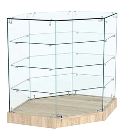 Прилавок Истра №119 угловой, универсальный (закрытый), Дуб сонома