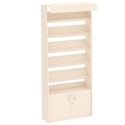 Стеллаж под книги №4, Крем Вайс