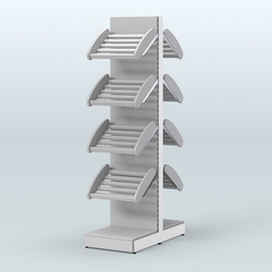 Островной стеллаж для хлеба и выпечки Феникс №6, Серый