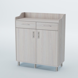 Стойка официанта "Бармен" №6-Н на ножках, Ясень Анкор светлый