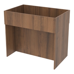 Корзина для распродаж из ДСП №5, Орех