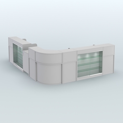 Угловой павильон Чай и Кофе с собой №4, Серый