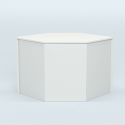 Стол-ресепшен серии ПРАЙМ №3 угловой, Белый