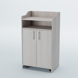 Стойка официанта "Бармен" №4-П передвижная, Ясень Анкор светлый